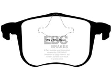 Load image into Gallery viewer, EBC 06-11 Saab 9-3 2.0 Turbo (Aero) Yellowstuff Front Brake Pads - Black Ops Auto Works