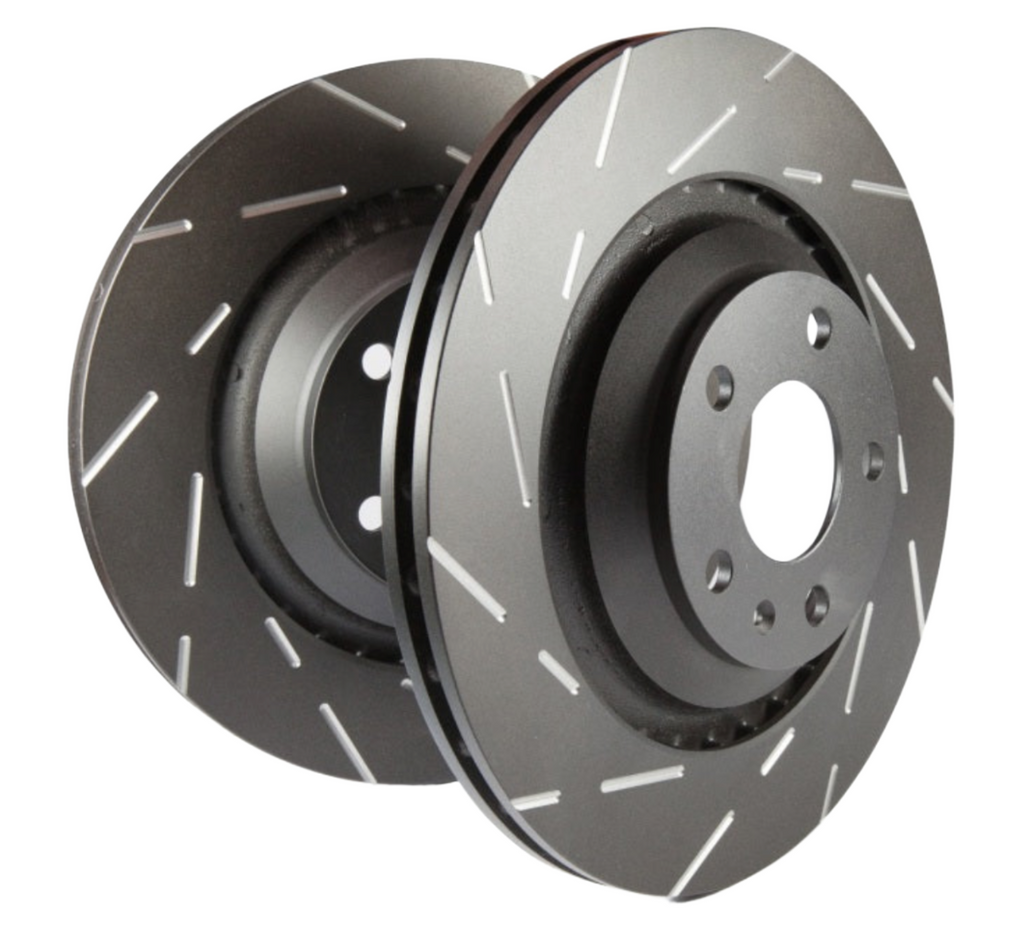 EBC 06-13 Audi A3 2.0 Turbo (Girling rear caliper) USR Slotted Rear Rotors - Black Ops Auto Works