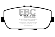 Load image into Gallery viewer, EBC 06-15 Mazda Miata MX5 2.0 Redstuff Rear Brake Pads - Black Ops Auto Works