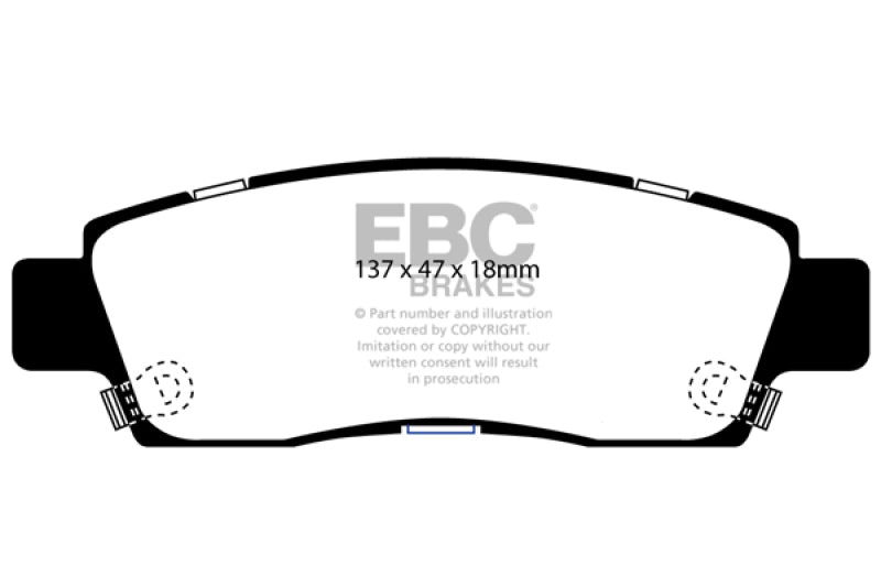 EBC 07+ Buick Enclave 3.6 Ultimax2 Rear Brake Pads - Black Ops Auto Works