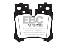 Load image into Gallery viewer, EBC 07+ Lexus LS460 4.6 Yellowstuff Rear Brake Pads - Black Ops Auto Works