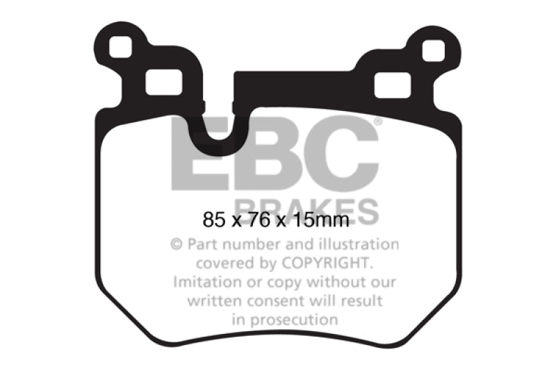 EBC 08-10 BMW 135 3.0 Twin Turbo Bluestuff Rear Brake Pads - Black Ops Auto Works