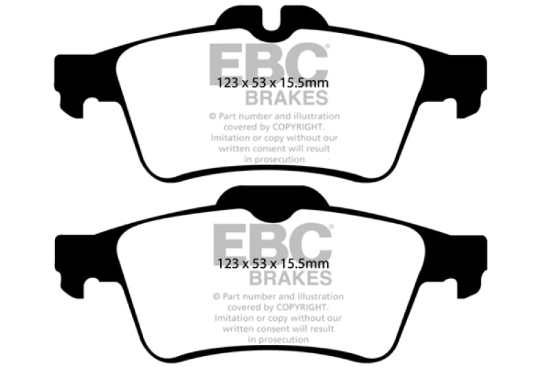 EBC 08-10 Chevrolet Cobalt 2.0 Turbo (SS) Redstuff Rear Brake Pads - Black Ops Auto Works