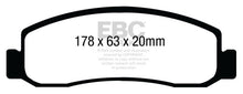 Load image into Gallery viewer, EBC 08-10 Ford F250 (inc Super Duty) 5.4 (2WD) Yellowstuff Front Brake Pads - Black Ops Auto Works