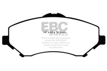Load image into Gallery viewer, EBC 08-11 Chrysler Town &amp; Country 3.3 Ultimax2 Front Brake Pads - Black Ops Auto Works