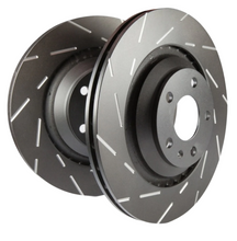 Load image into Gallery viewer, EBC 08-11 Volkswagen CC 3.6 USR Slotted Front Rotors - Black Ops Auto Works
