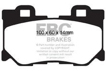 Load image into Gallery viewer, EBC 08-13 Infiniti FX50 5.0 Yellowstuff Rear Brake Pads - Black Ops Auto Works