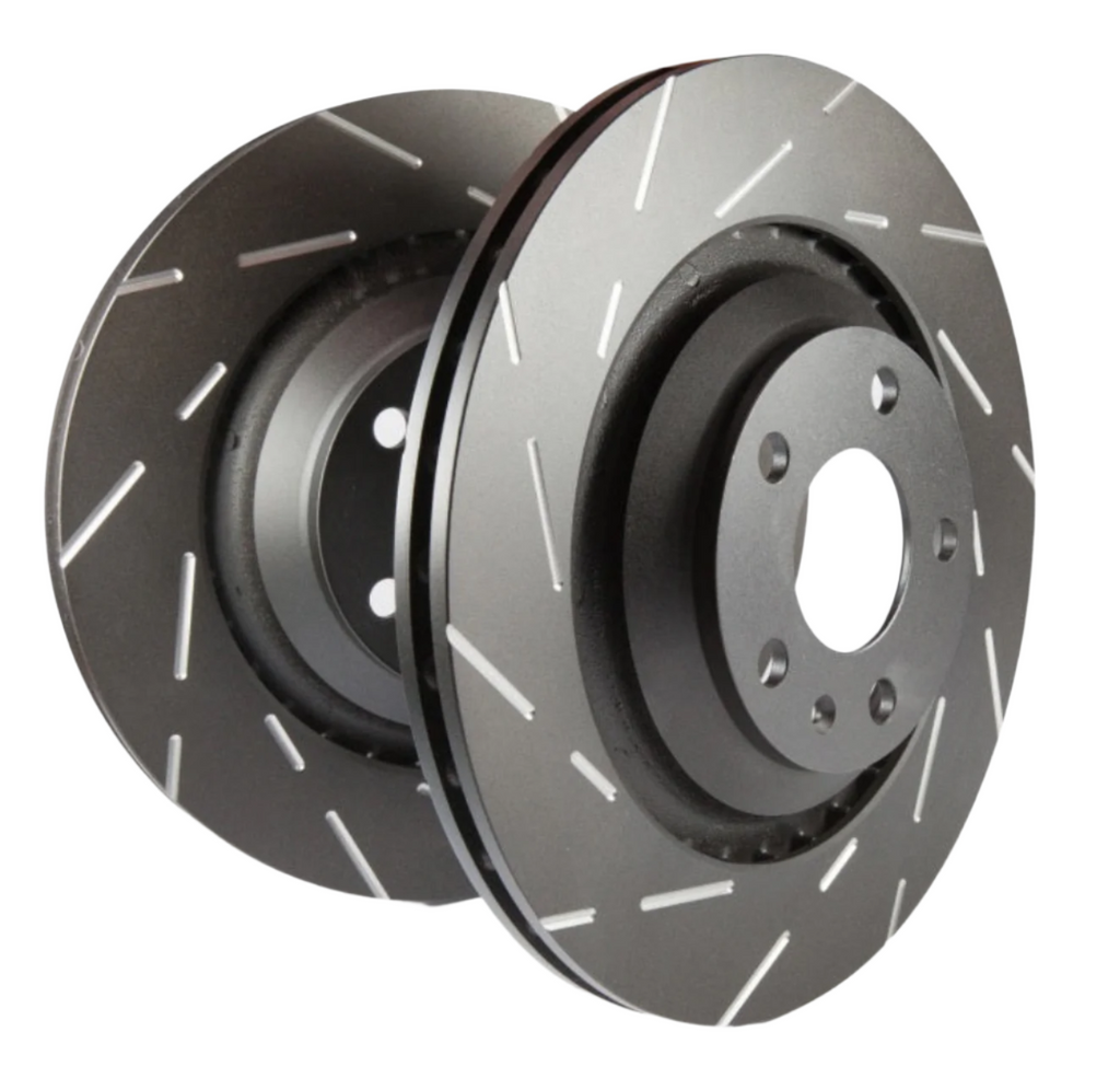 EBC 08-14 Subaru Impreza 2.5 Turbo STi USR Slotted Rear Rotors - Black Ops Auto Works