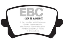Load image into Gallery viewer, EBC 08-17 Volkswagen Passat CC Yellowstuff Rear Brake Pads - Black Ops Auto Works