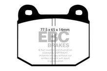 Load image into Gallery viewer, EBC 08+ Lotus 2-Eleven 1.8 Supercharged Greenstuff Front Brake Pads - Black Ops Auto Works
