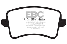 Load image into Gallery viewer, EBC 09-11 Audi A4 2.0 Turbo Ultimax2 Rear Brake Pads - Black Ops Auto Works