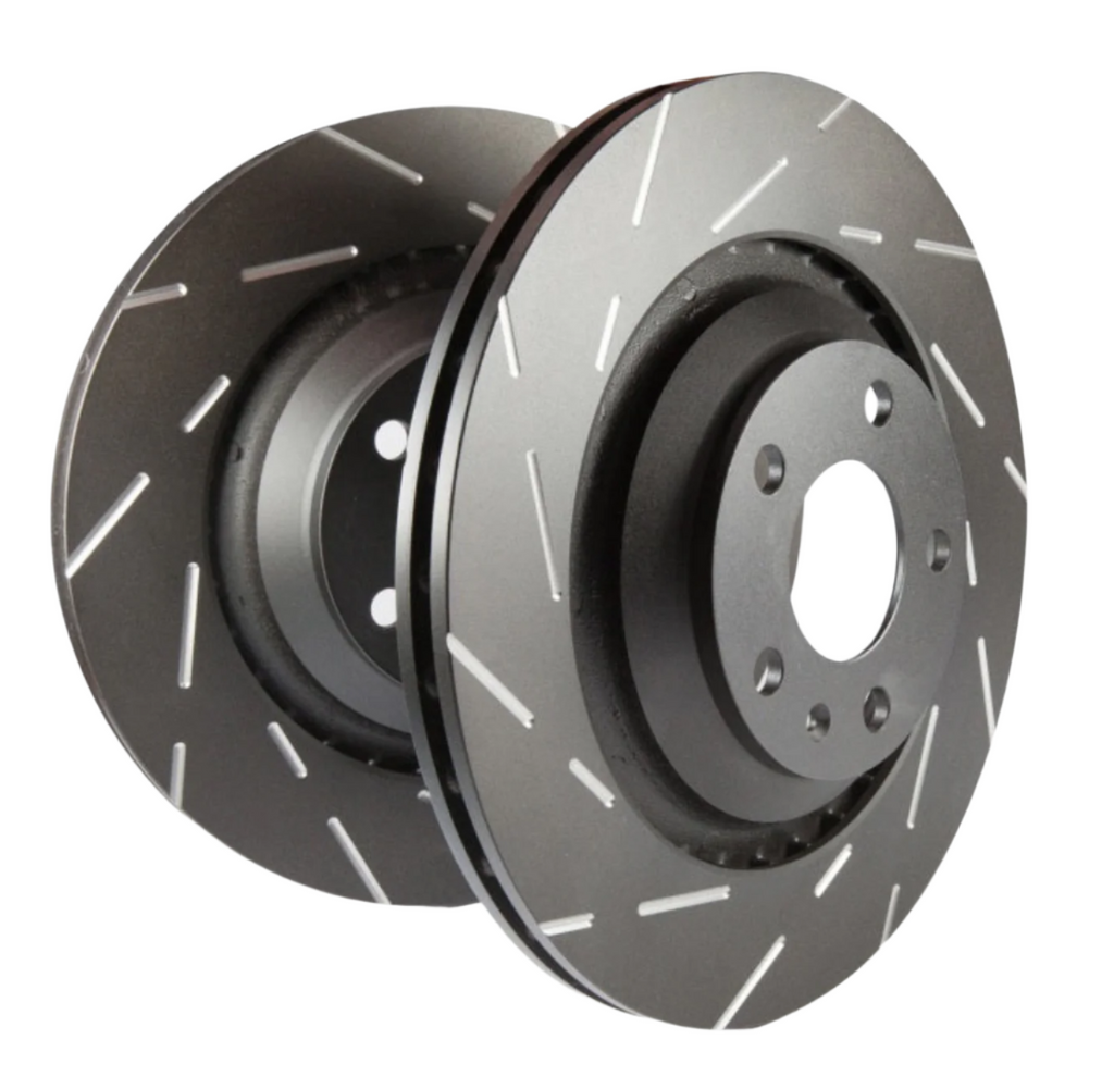 EBC 09-11 Audi A4 2.0 Turbo USR Slotted Front Rotors - Black Ops Auto Works