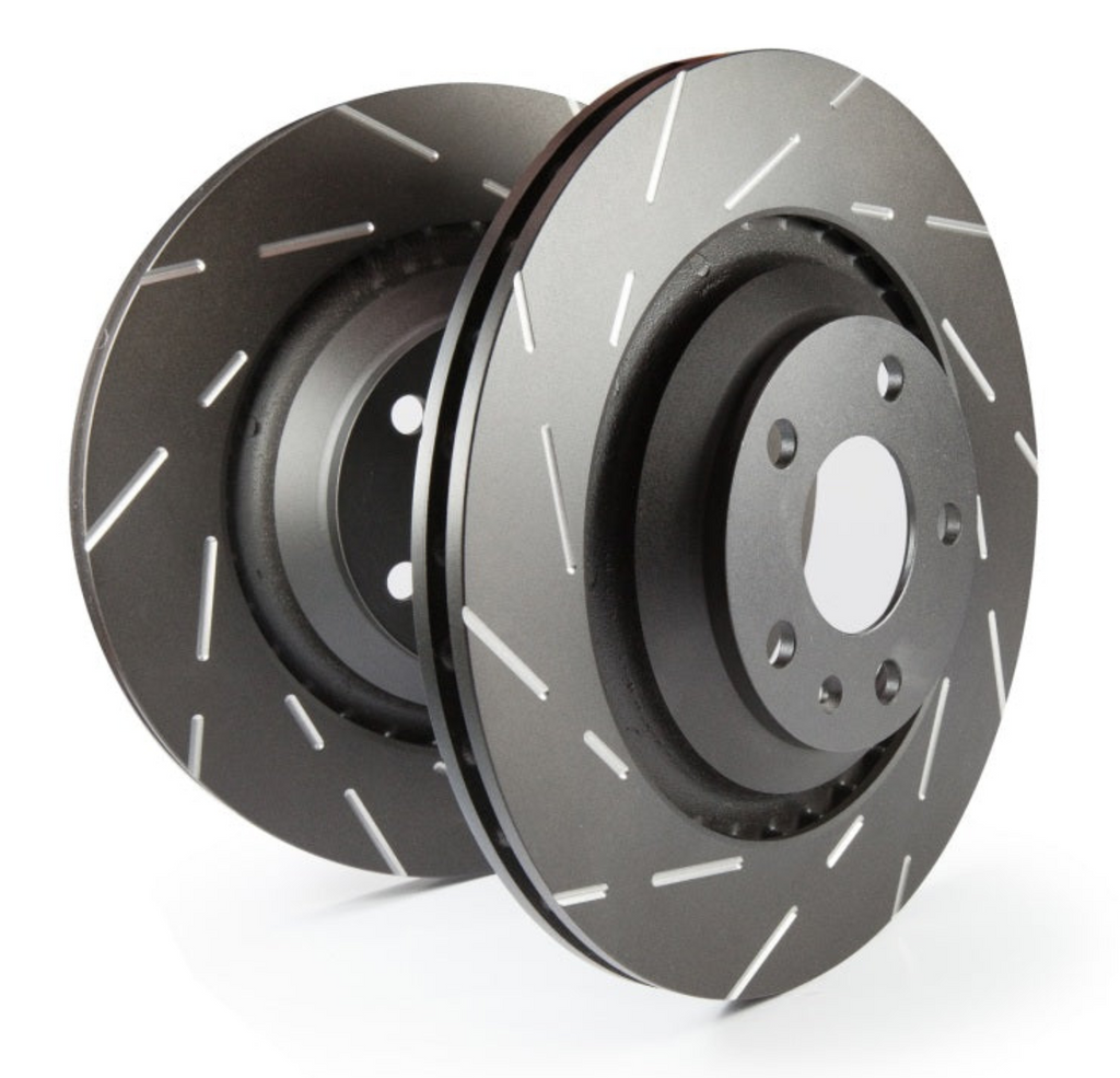 EBC 09-11 Audi A4 2.0 Turbo USR Slotted Rear Rotors - Black Ops Auto Works