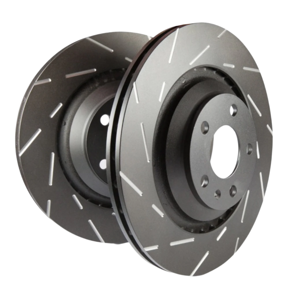 EBC 09+ Hyundai Genesis Coupe 2.0 Turbo (Brembo) USR Slotted Front Rotors - Black Ops Auto Works