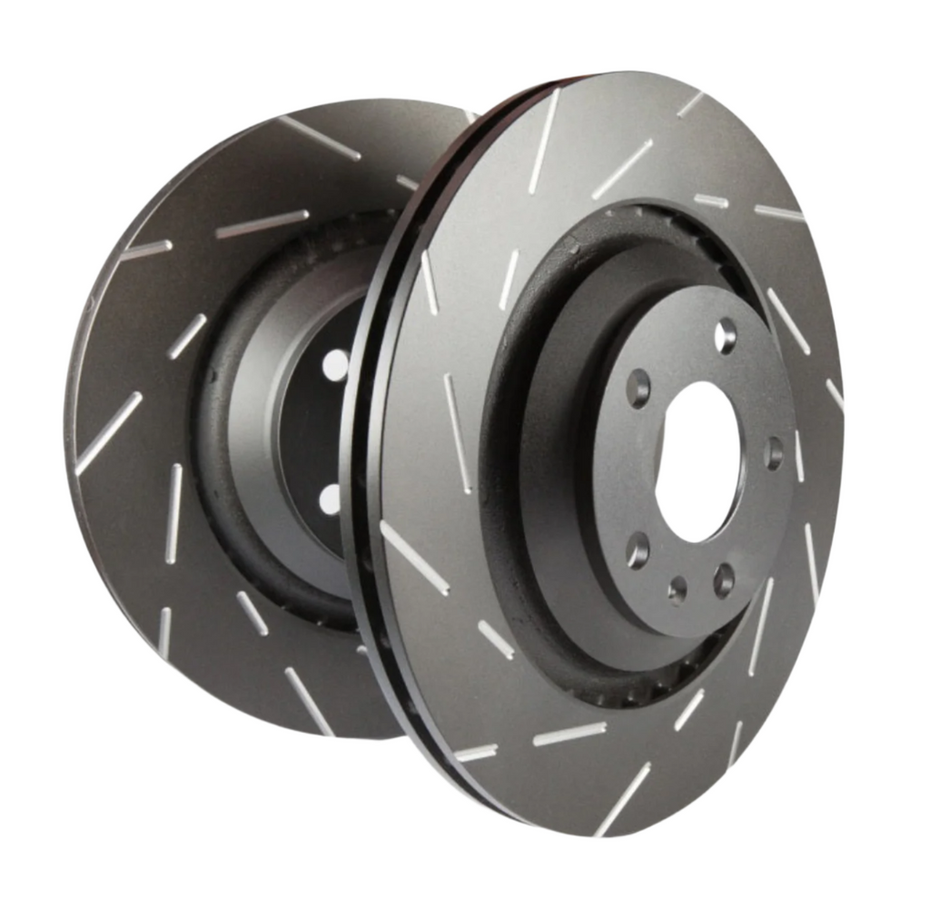 EBC 09+ Hyundai Genesis Coupe 2.0 Turbo USR Slotted Front Rotors - Black Ops Auto Works
