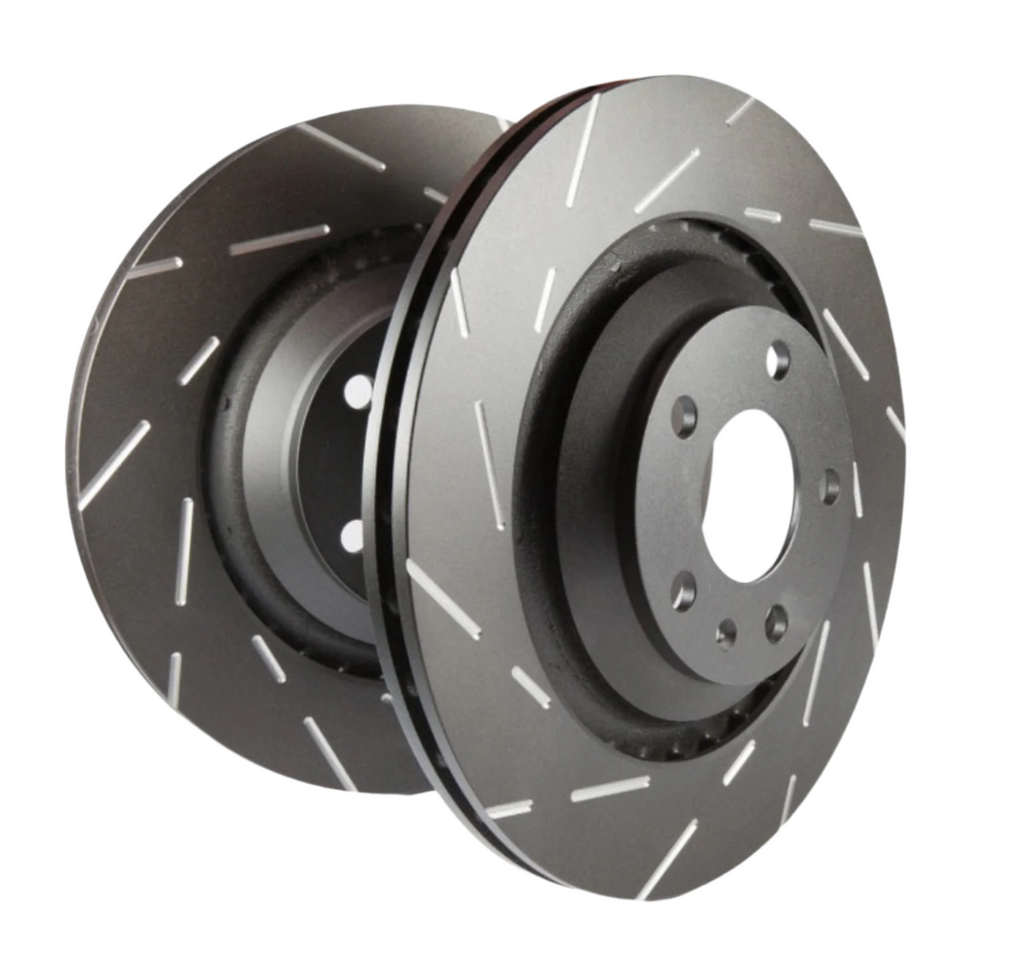 EBC 09+ Hyundai Genesis Coupe 2.0 Turbo USR Slotted Rear Rotors - Black Ops Auto Works