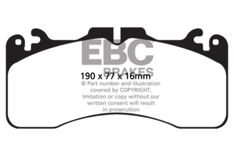 EBC 09+ Lexus LS460 4.6 Sport Redstuff Front Brake Pads - Black Ops Auto Works