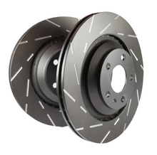 Load image into Gallery viewer, EBC 09+ Mitsubishi Lancer 2.0 Turbo Ralliart USR Slotted Front Rotors - Black Ops Auto Works