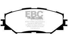 Load image into Gallery viewer, EBC 10-12 Lexus HS250h 2.4 Hybrid Redstuff Front Brake Pads - Black Ops Auto Works