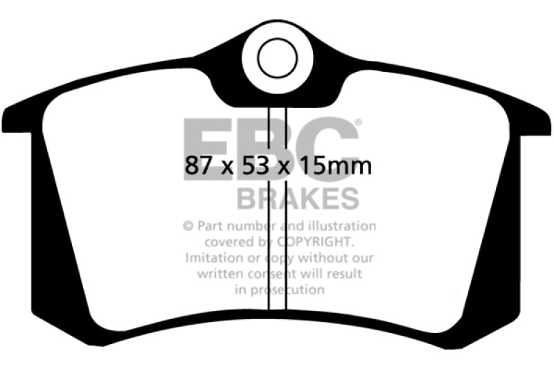 EBC 10-13 Audi A3 2.0 TD Greenstuff Rear Brake Pads - Black Ops Auto Works