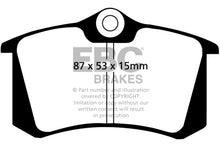 Load image into Gallery viewer, EBC 10-13 Audi A3 2.0 TD Yellowstuff Rear Brake Pads - Black Ops Auto Works