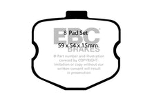 Load image into Gallery viewer, EBC 10-13 Chevrolet Corvette (C6) 6.2 Grand Sport Yellowstuff Front Brake Pads - Black Ops Auto Works