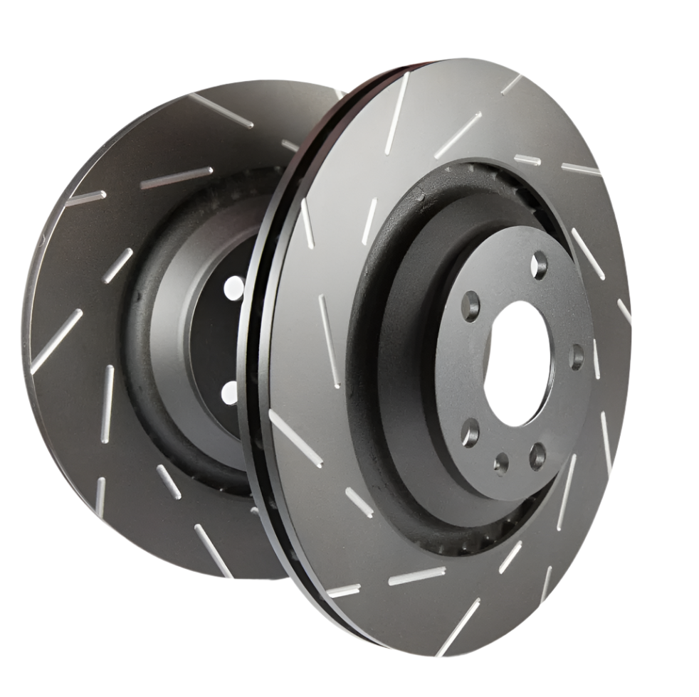 EBC 10-14 Ford Mustang 3.7 USR Slotted Rear Rotors - Black Ops Auto Works