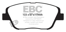 Load image into Gallery viewer, EBC 10-14 Hyundai Sonata 2.0 Turbo Greenstuff Front Brake Pads - Black Ops Auto Works
