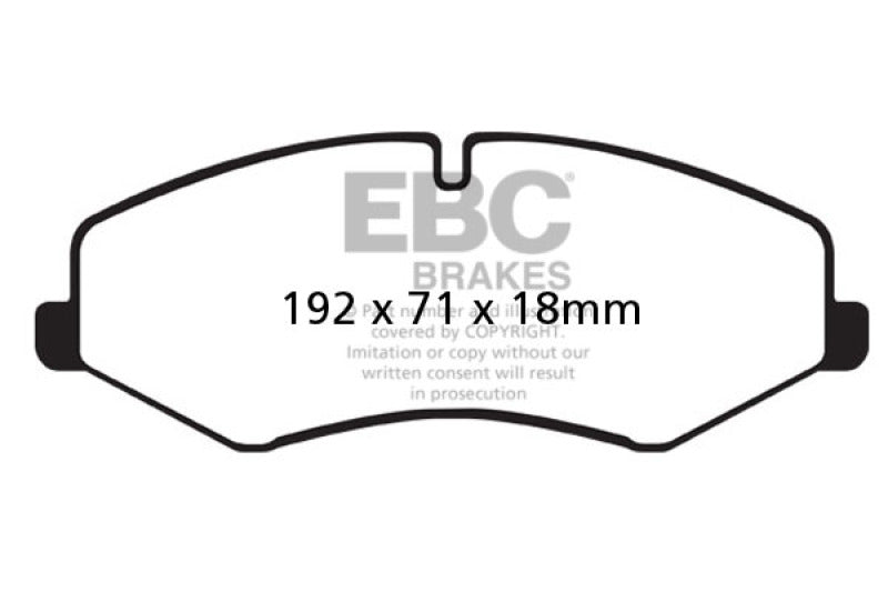 EBC 10-14 Land Rover LR4 5 Greenstuff Front Brake Pads - Black Ops Auto Works
