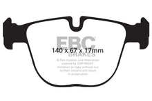 Load image into Gallery viewer, EBC 10+ BMW X5M 4.4 Twin Turbo Yellowstuff Rear Brake Pads - Black Ops Auto Works
