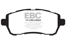 Load image into Gallery viewer, EBC 10+ Ford Fiesta 1.6 (FOR NON-ST/NON-TURBO) Greenstuff Front Brake Pads - Black Ops Auto Works