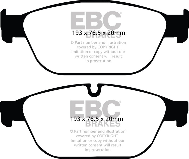 EBC 11-12 Audi A8 Quattro 3.0 Supercharged Redstuff Front Brake Pads - Black Ops Auto Works