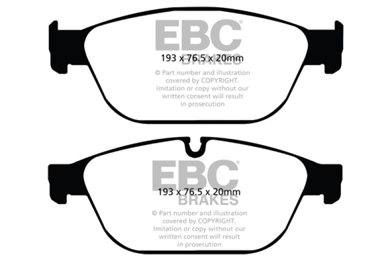 EBC 11-12 Audi A8 Quattro 3.0 Supercharged Yellowstuff Front Brake Pads - Black Ops Auto Works