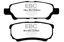 Load image into Gallery viewer, EBC 11-14 Chrysler 200 2.4 Redstuff Rear Brake Pads - Black Ops Auto Works