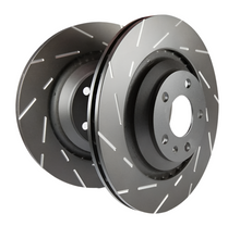 Load image into Gallery viewer, EBC 11-14 Chrysler 200 2.4 USR Slotted Front Rotors-Brake Rotors - Slotted-EBC-840655087199-