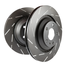 Load image into Gallery viewer, EBC 11-14 Chrysler 200 2.4 USR Slotted Rear Rotors-Brake Rotors - Slotted-EBC-840655087182-