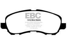 Load image into Gallery viewer, EBC 11-14 Chrysler 200 2.4 Yellowstuff Front Brake Pads - Black Ops Auto Works