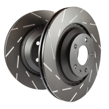 Load image into Gallery viewer, EBC 11-14 Ford Edge 2.0 Turbo USR Slotted Rear Rotors-Brake Rotors - Slotted-EBC-840655087908-
