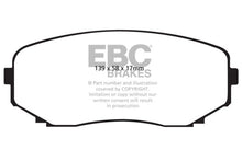 Load image into Gallery viewer, EBC 11-14 Ford Edge 2.0 Turbo Yellowstuff Front Brake Pads - Black Ops Auto Works