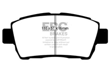 Load image into Gallery viewer, EBC 11-15 Scion IQ 1.3 Yellowstuff Front Brake Pads - Black Ops Auto Works