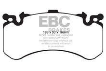 Load image into Gallery viewer, EBC 11+ Audi A8 Quattro 6.3 (Cast Iron Rotors) Yellowstuff Front Brake Pads - Black Ops Auto Works