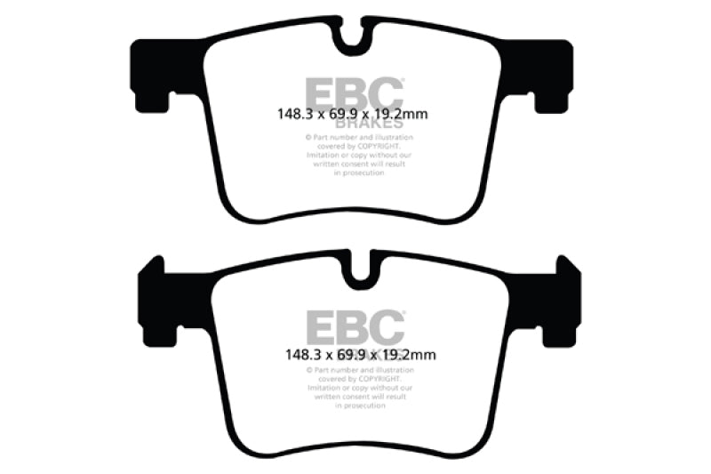 EBC 11+ BMW X3 2.0 Turbo (F25) Yellowstuff Front Brake Pads - Black Ops Auto Works