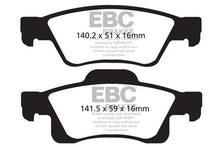 Load image into Gallery viewer, EBC 11+ Dodge Durango 3.6 Greenstuff Rear Brake Pads - Black Ops Auto Works