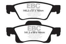 Load image into Gallery viewer, EBC 11+ Dodge Durango 3.6 Ultimax2 Rear Brake Pads - Black Ops Auto Works