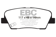Load image into Gallery viewer, EBC 11+ Hyundai Equus 4.6 Redstuff Rear Brake Pads - Black Ops Auto Works