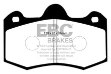 Load image into Gallery viewer, EBC 11+ Mclaren MP4-12C 3.8 Twin Turbo Bluestuff Rear Brake Pads - Black Ops Auto Works