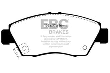 Load image into Gallery viewer, EBC 12 Acura ILX 1.5 Hybrid Ultimax2 Front Brake Pads - Black Ops Auto Works