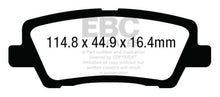 Load image into Gallery viewer, EBC 12+ Cadillac ATS 2.0 Turbo Yellowstuff Rear Brake Pads - Black Ops Auto Works