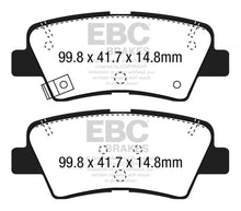 Load image into Gallery viewer, EBC 12+ Hyundai Elantra GT 2 Yellowstuff Rear Brake Pads - Black Ops Auto Works