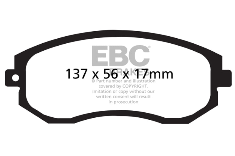 EBC 12+ Scion FR-S 2 Yellowstuff Front Brake Pads - Black Ops Auto Works